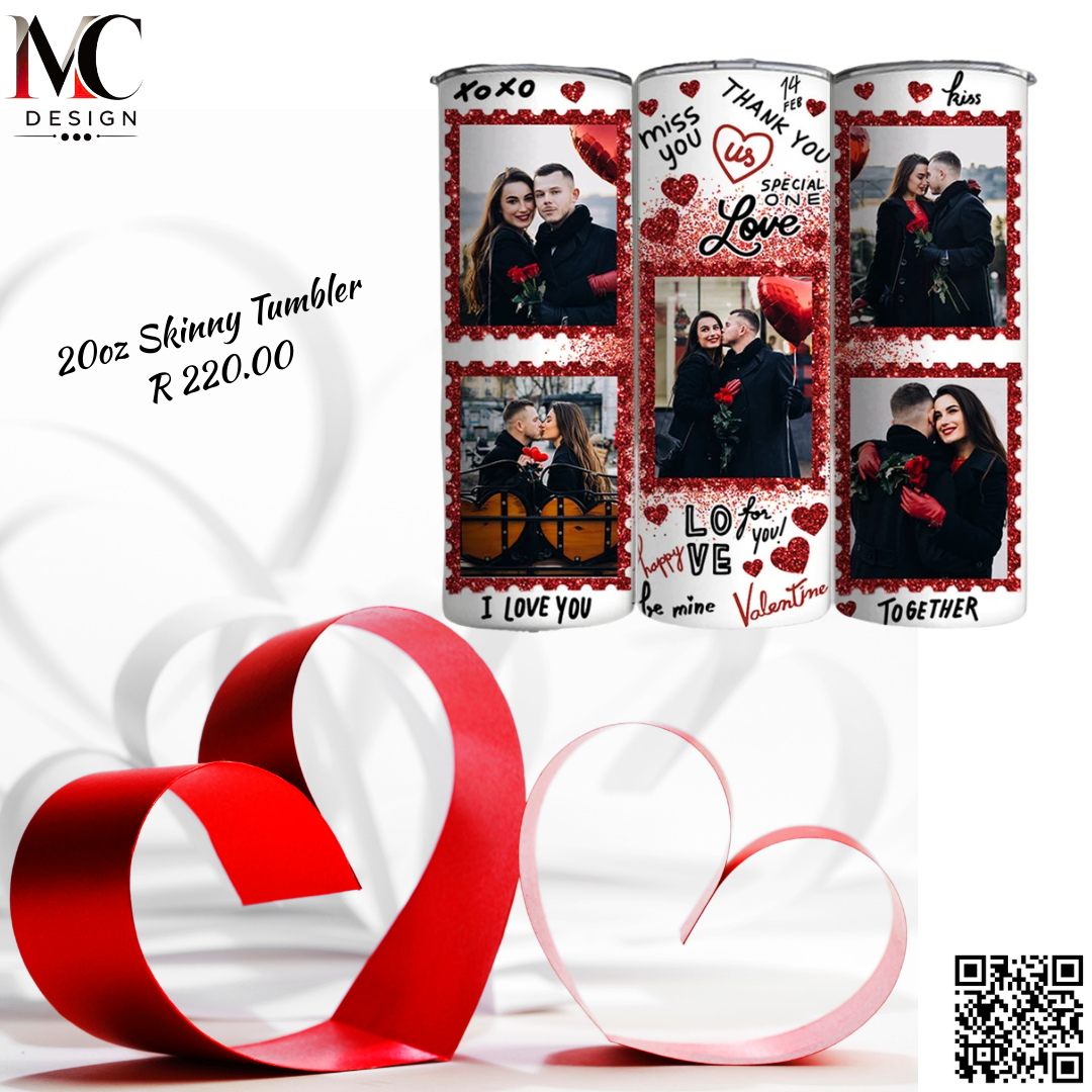 Valentine Skinny tumbler