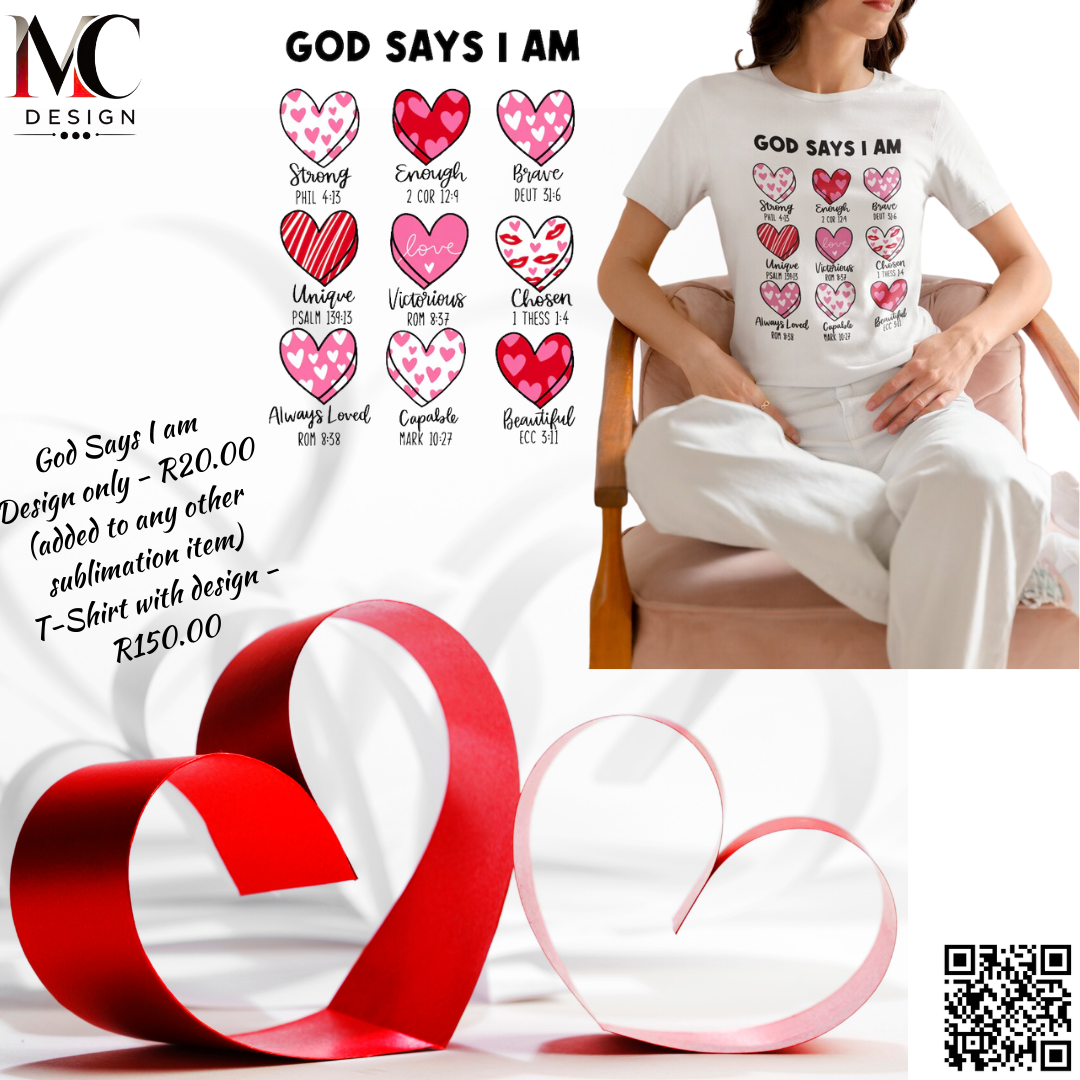 God says I am T- Shirt / Design