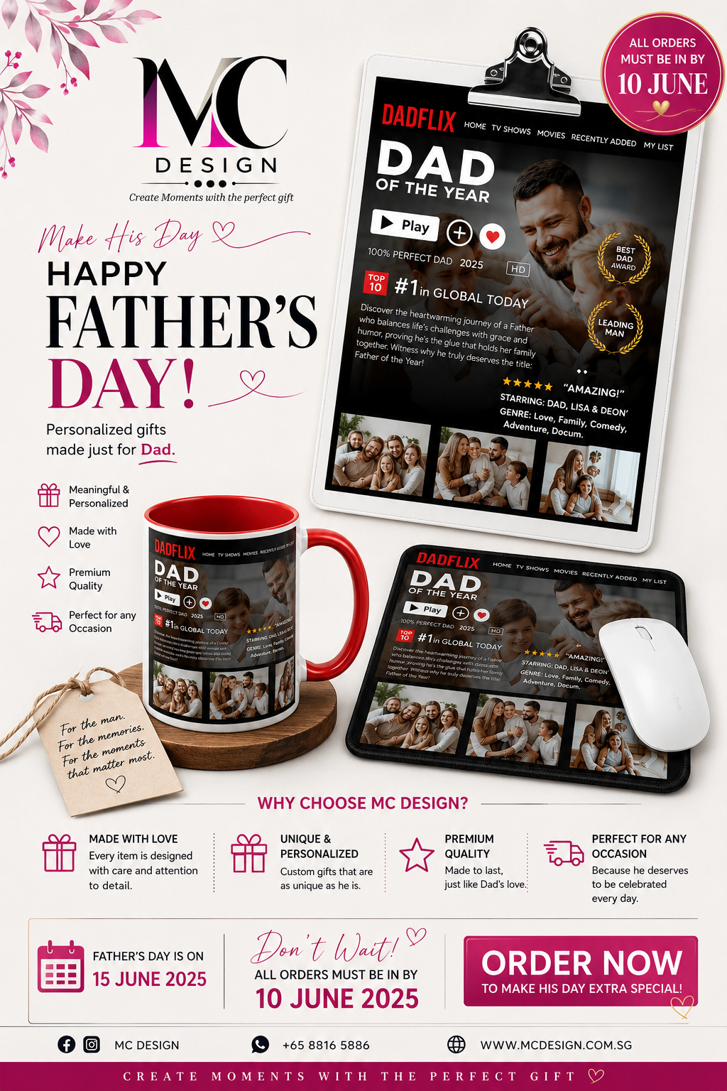 Fathers Day - Dadflix Combo