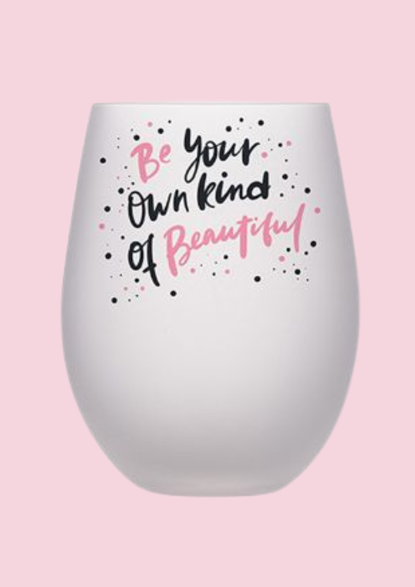 Frosted Wine Glass