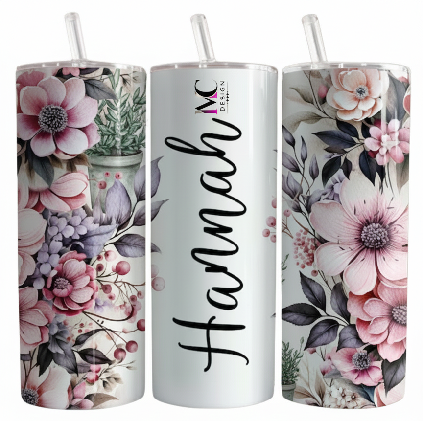 Floral_20oz Tumbler & Design