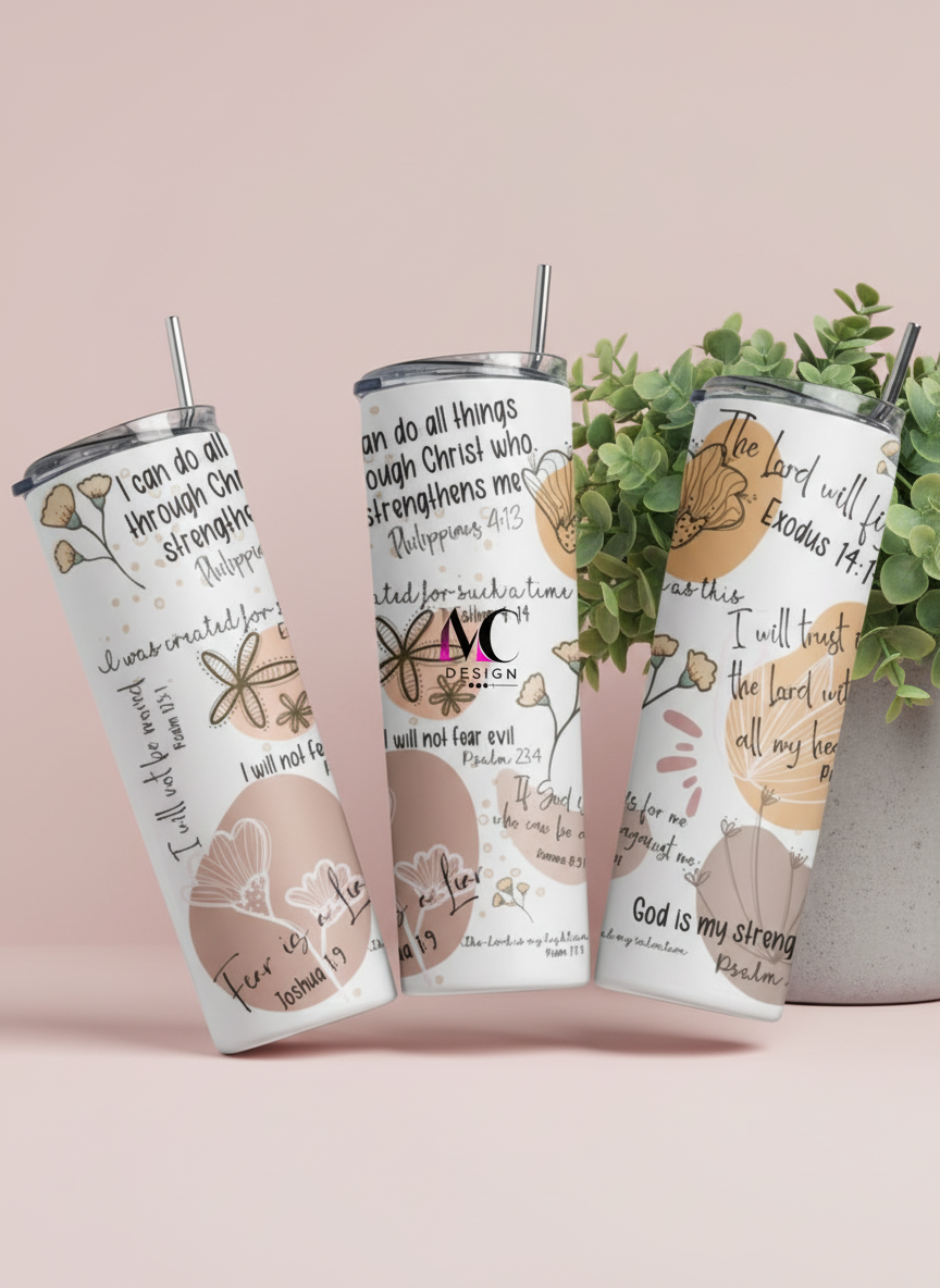 Bible Verse_20 oz Tumbler & Design