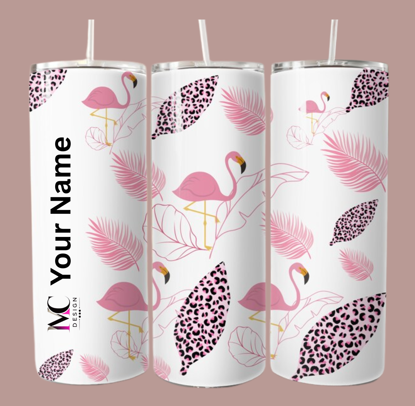 Flamingo_20oz Tumbler & Design