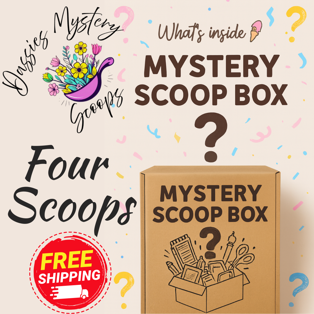 FOUR Mystery Scoops & Free Shipping