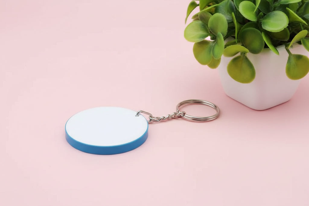 Polymer Keyring (Round; 4.9cm; Each)