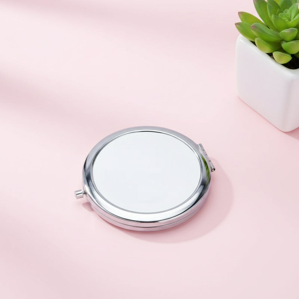 Modern compact Mirror Round