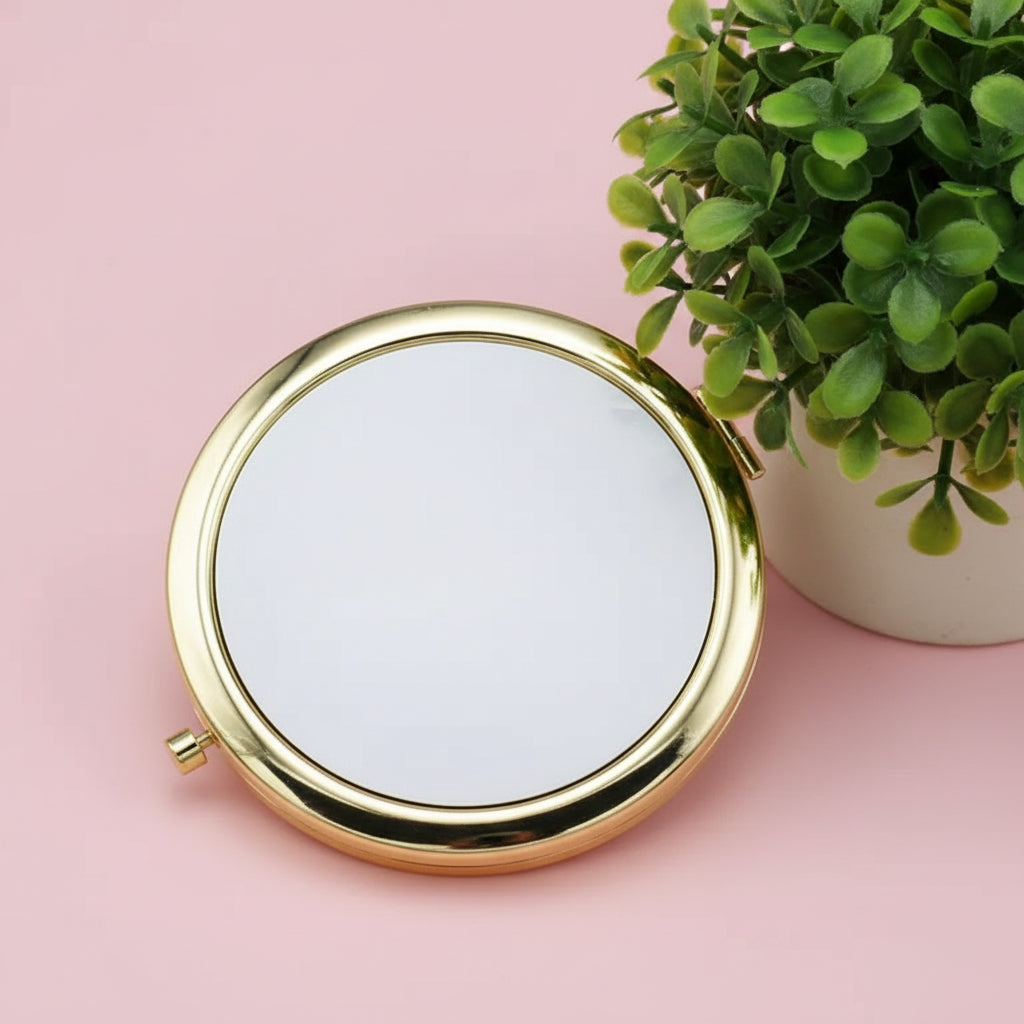 Modern compact Mirror Round