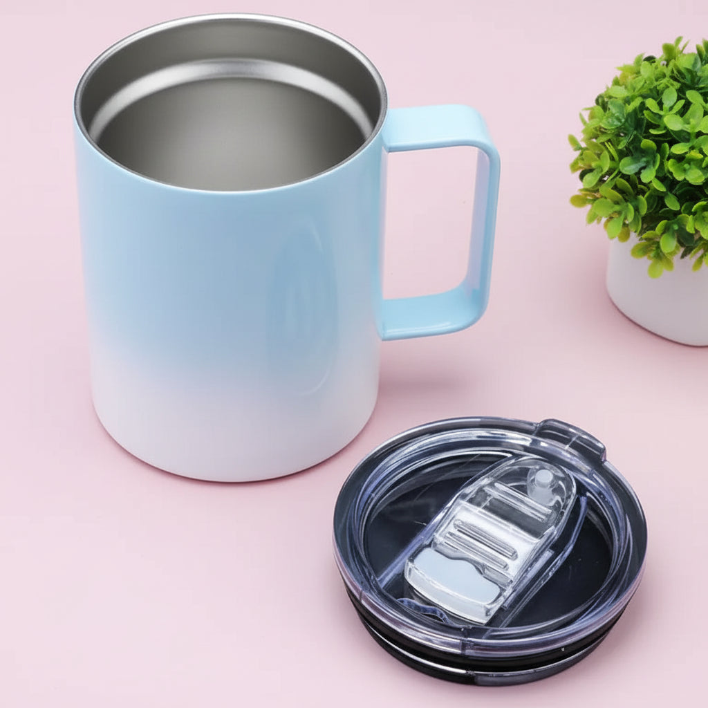 Coffee Mug (12oz; White; Stainless steel)