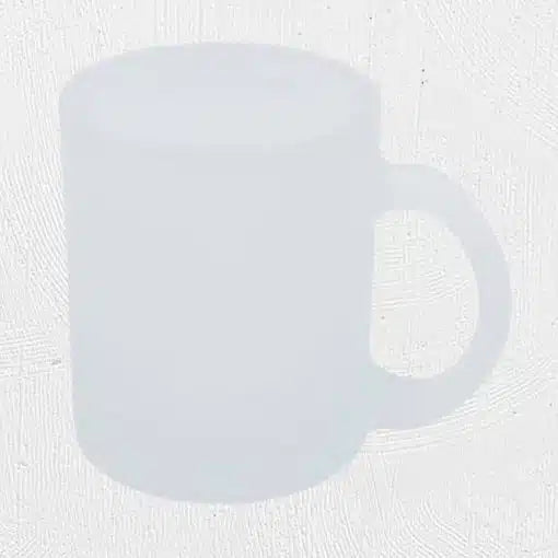 Glass Gradient Colour Frosted Mug