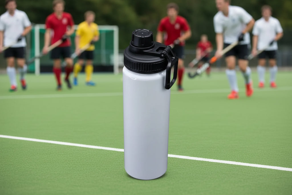 Water Bottle (White; 850ml; Each; Metal)