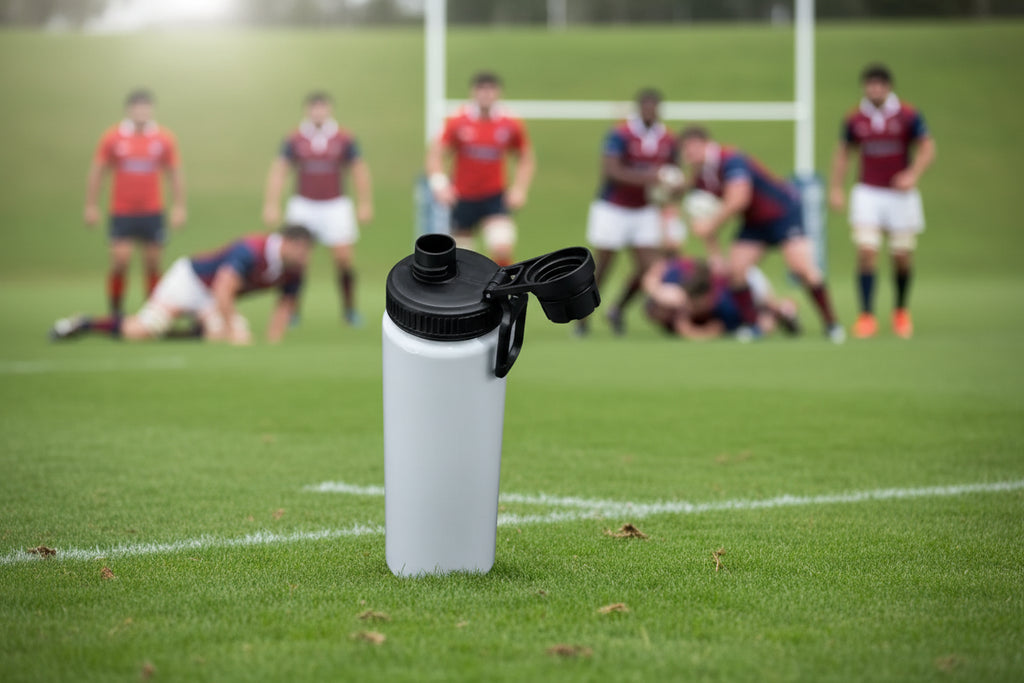 Water Bottle (White; 850ml; Each; Metal)