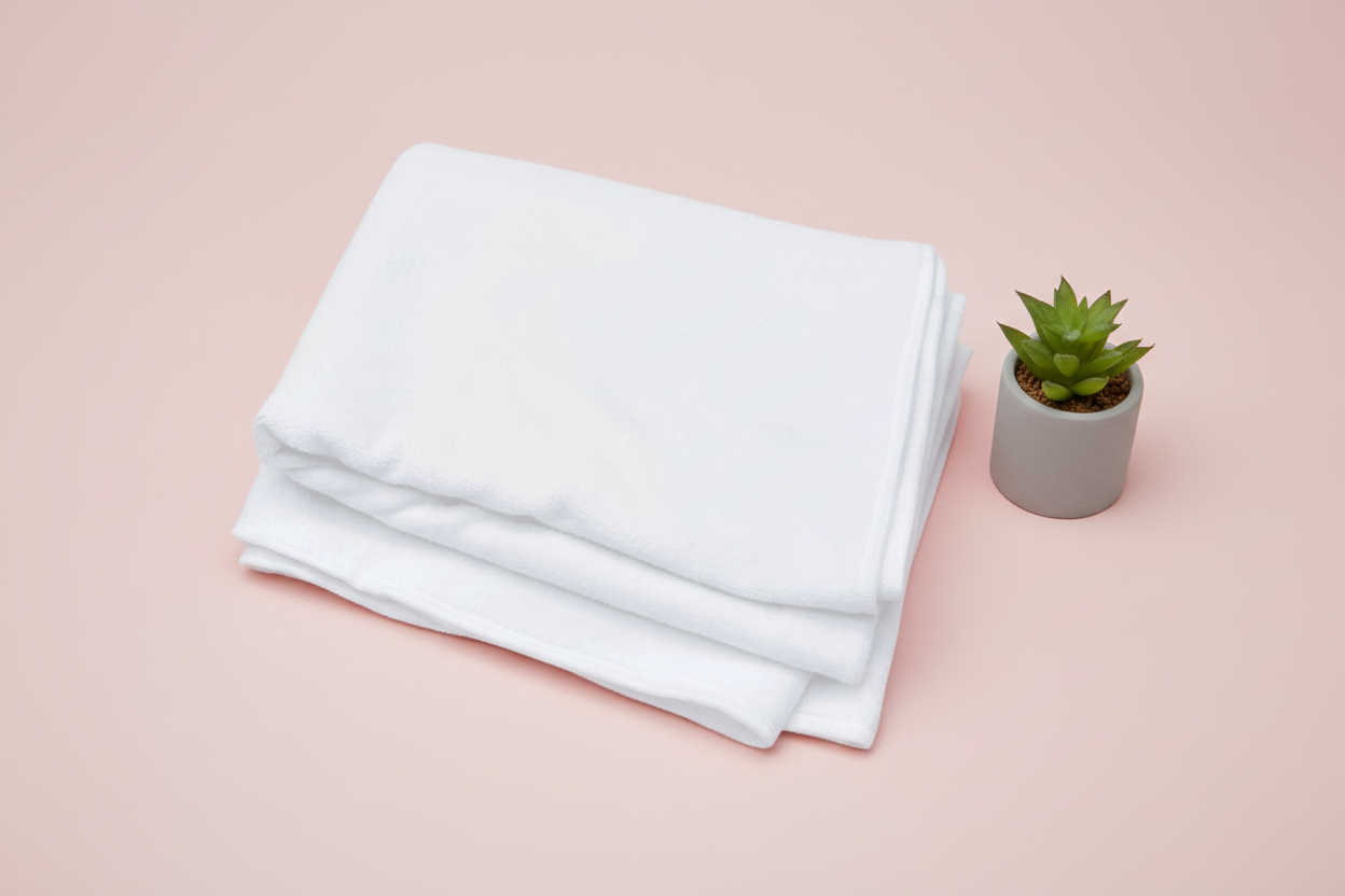Reciever Blanket (White; 76cmx100cm; Fabric; Polyester)