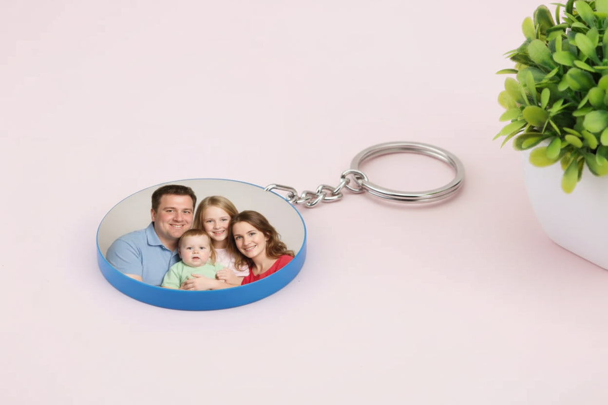 Polymer Keyring (Round; 4.9cm; Each)