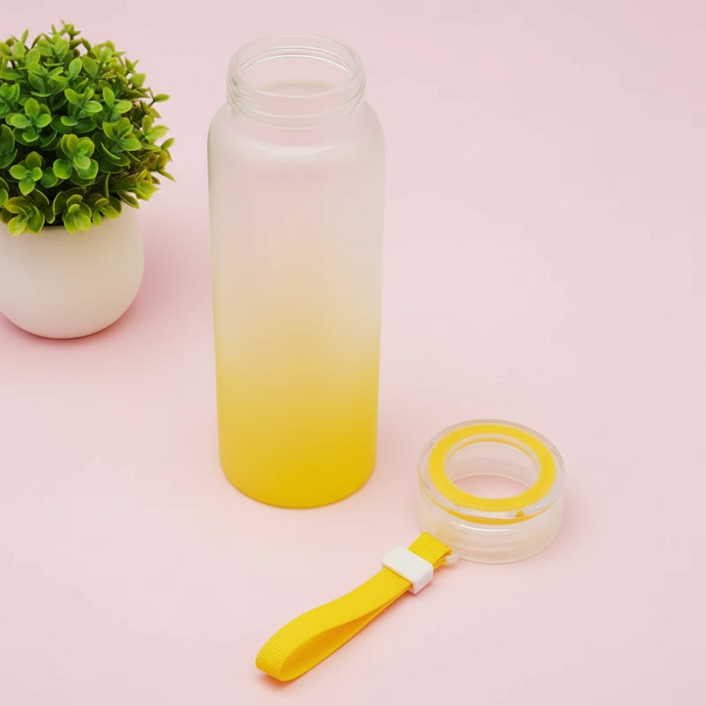 Glass; Frosted Bottle