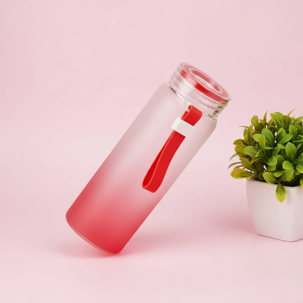 Glass; Frosted Bottle