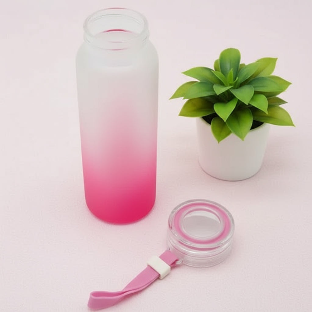 Glass; Frosted Bottle