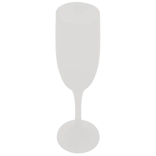 Two Frosted Champagne Glass
