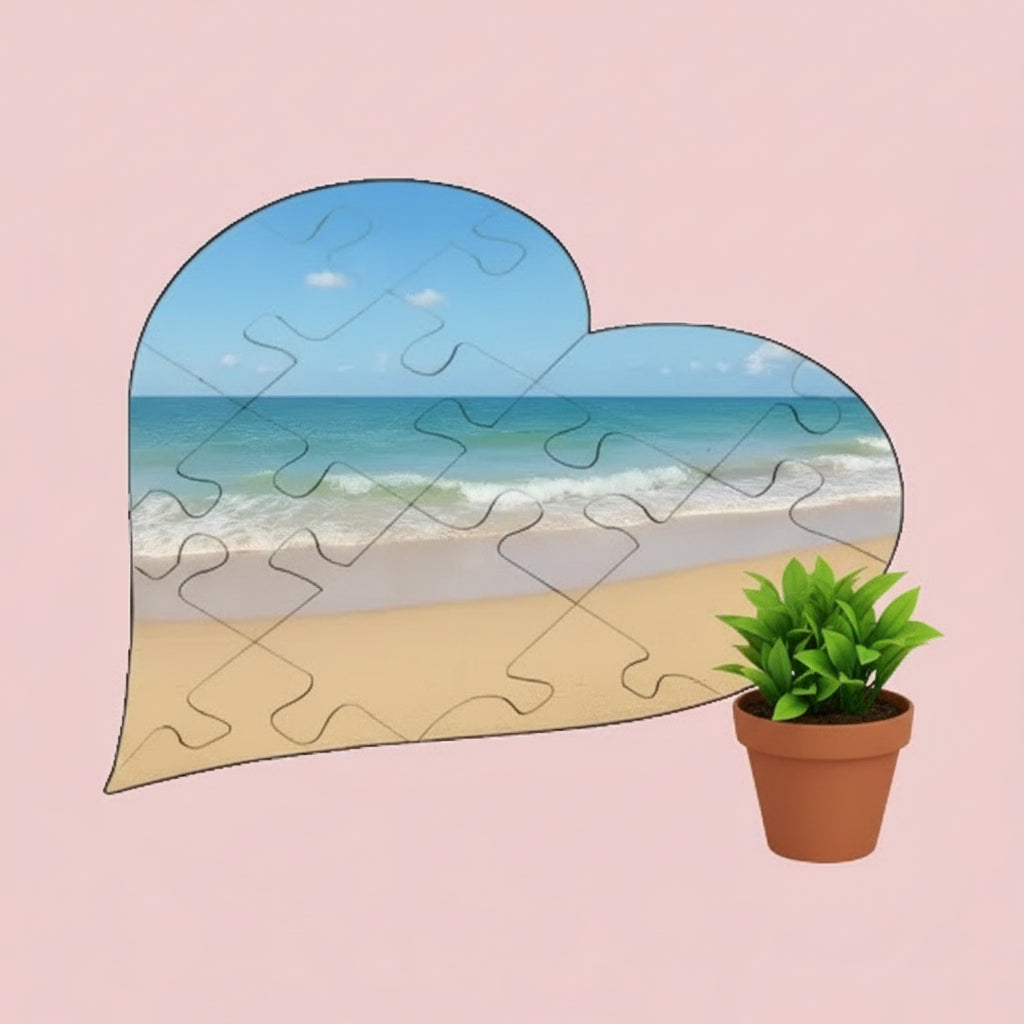 Puzzle Heart Shape (14 Piece)