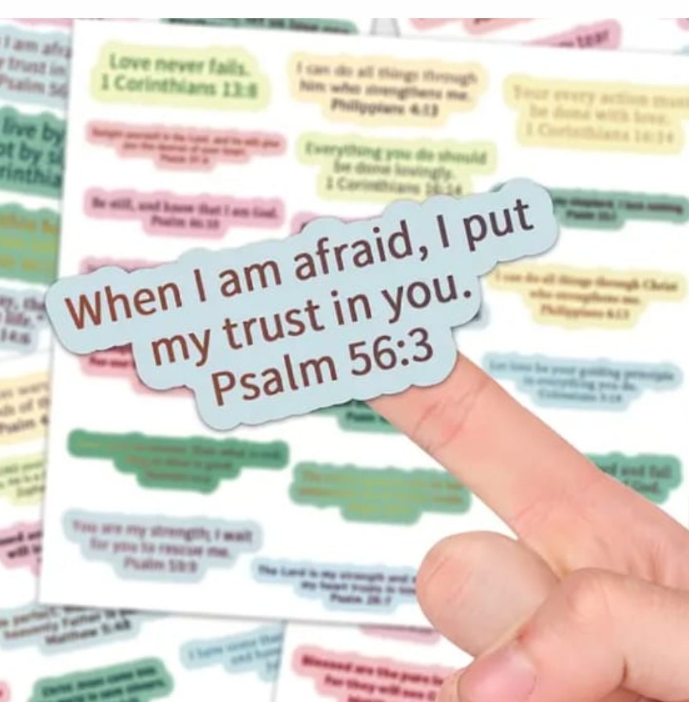 Bible verse Stickers 5 Random Stickers